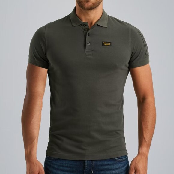 American Classic Poloshirt PME Legend-Poloshirt Flight-Pocket - Picture 1 of 6